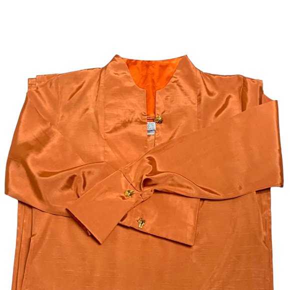 LOULOU DE LA FALAISE Tangerine Kaftan Dress Womens - Picture 9 of 13